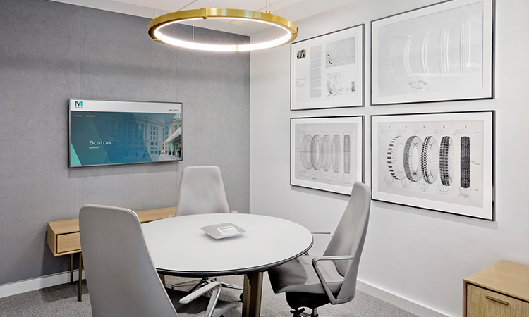 上海辦公室裝修微細水泥應(yīng)用